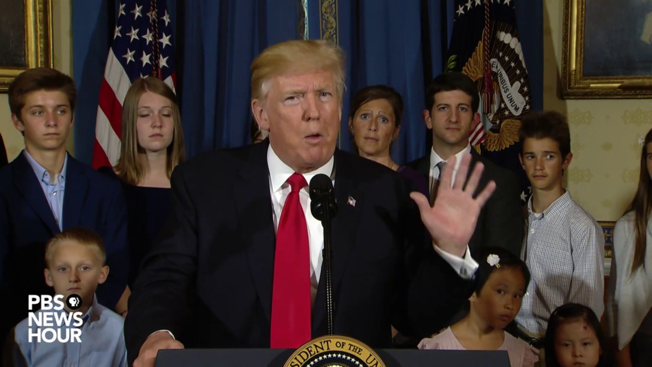 President Trump healthcare statement
