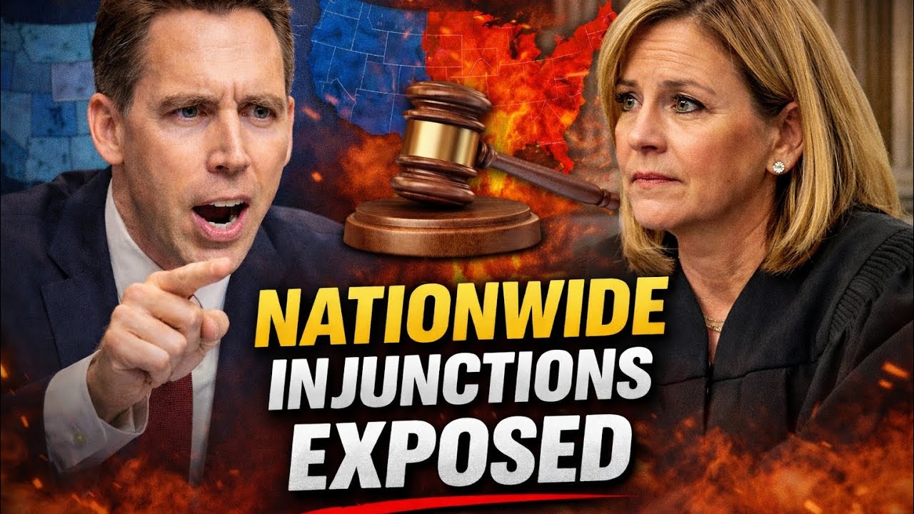 Josh Hawley Clashes With Legal Scholar Over Nationwide Injunctions.