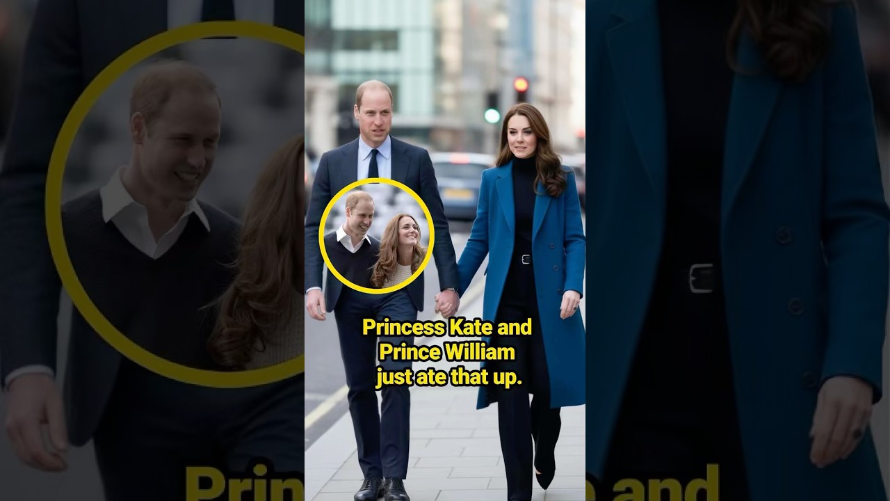 Princess Kate and Prince William just ate that up.#celebrity #princesskate #princewilliam #meghan