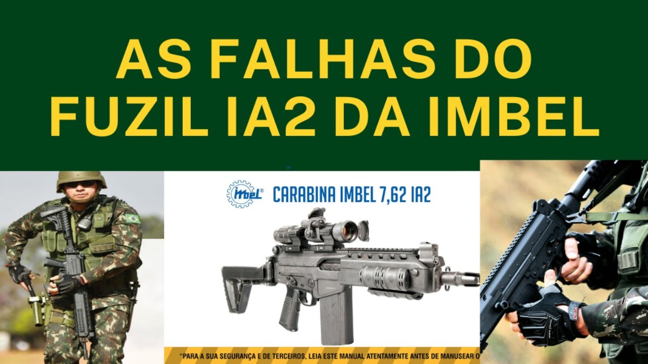 Fuzil IA2 da Imbel, o Fuzil que j&aacute; nasceu ultrapassado.