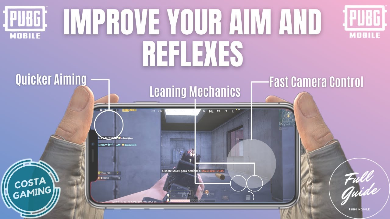 HOW TO IMPROVE YOUR AIM & REFLEXES: Pro Training Drills(+Handcam) PUBG Mobile & BGMI - Tips & Tricks