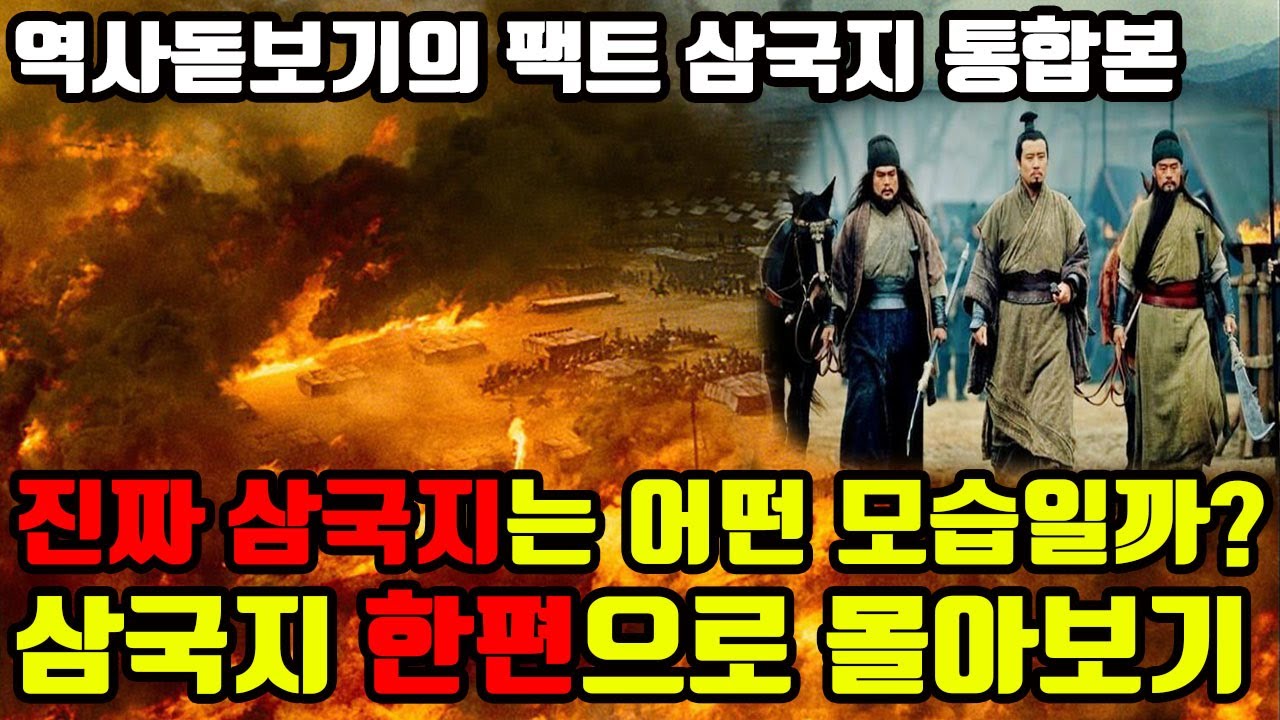 우리가 모르는 진짜 삼국지는 어떤 모습일까? 역사돋보기의 팩트삼국지 한편으로 몰아보기