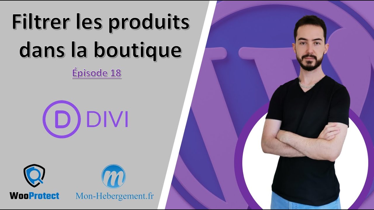 Divi : Filtrer les produits dans la boutique