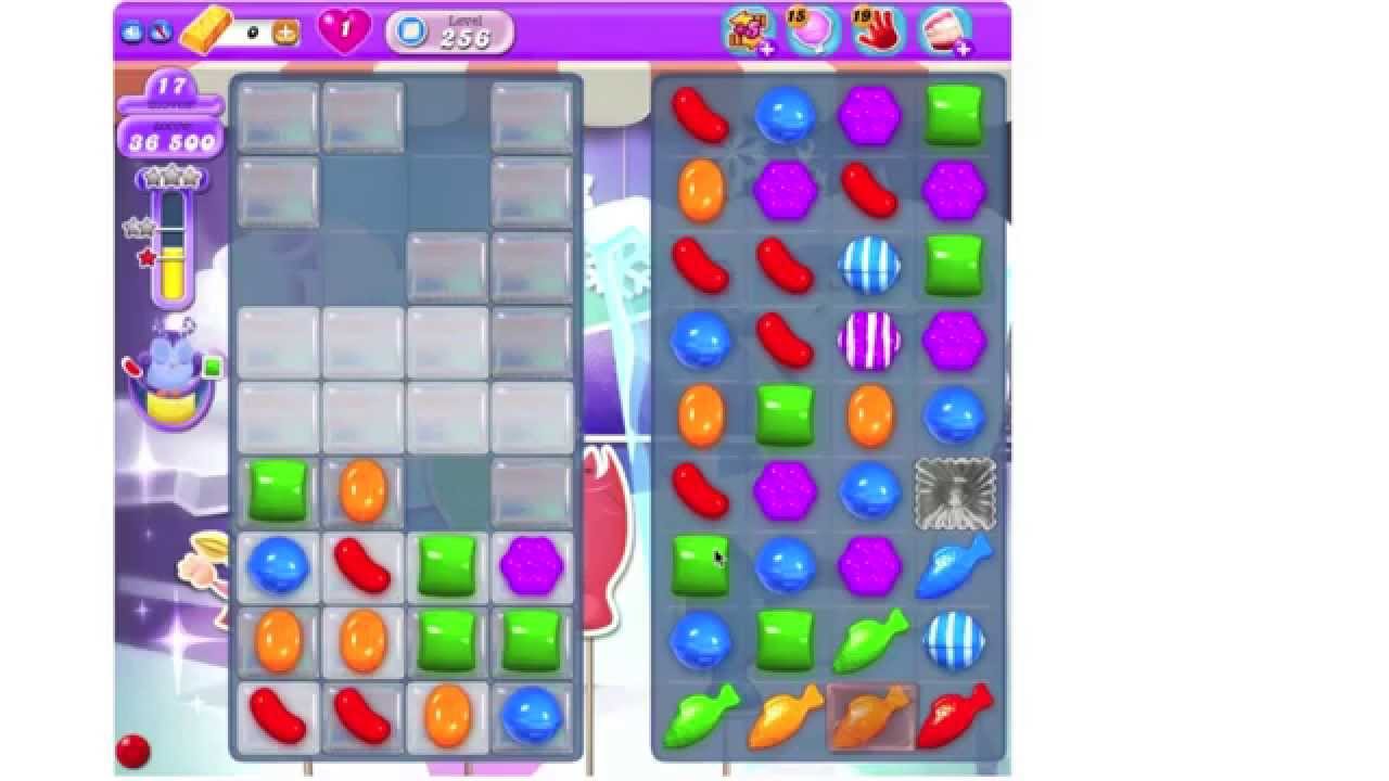Candy Crush Saga DREAMWORLD Level 256 ★★★ no boosters (TUTORIAL)