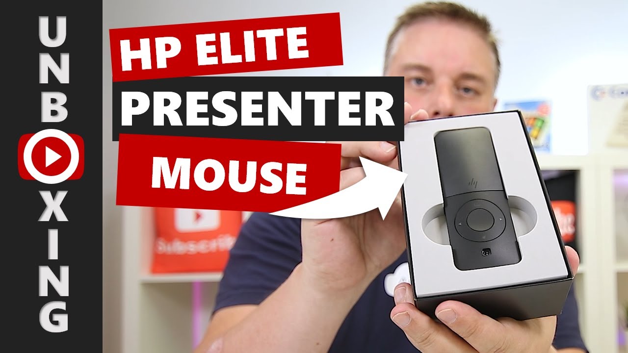 Unboxing og test - HP Elite Presenter Mouse