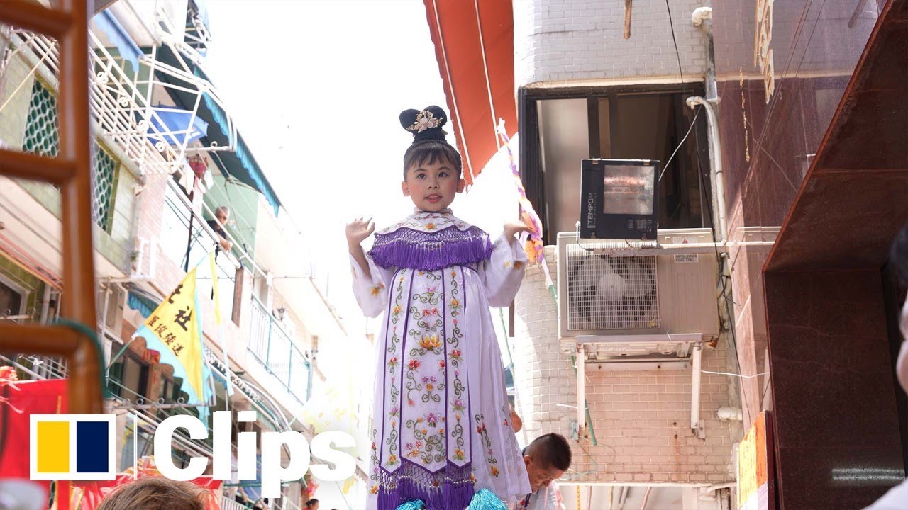 Hong Kong’s Cheung Chau Bun Festival begins with a parade