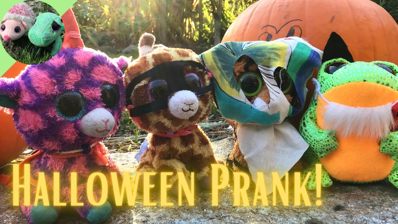 The Halloween Prank | Beanie Boo Stop Motion Movie | Rainbow Charm