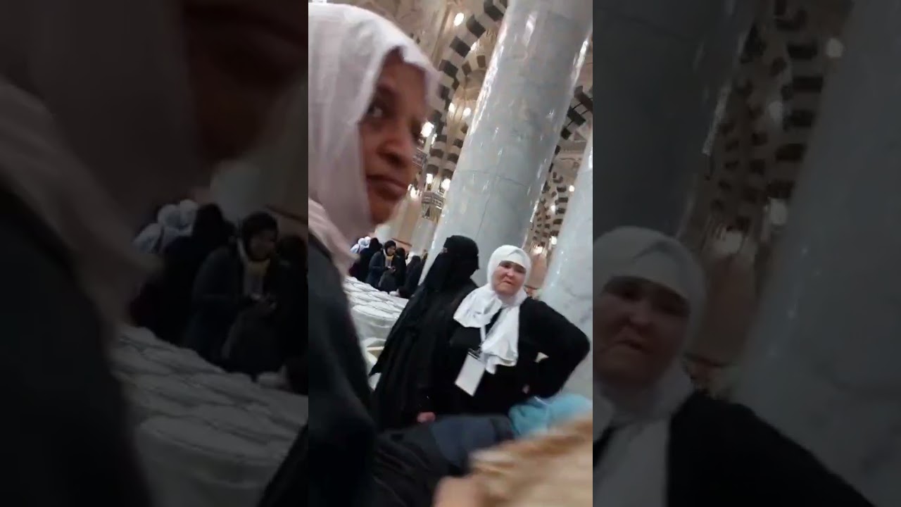 Tegas Polisi wanita atur jama'ah Masjid Nabawi Ahad 12 Januari 2025 bada sholat subuh