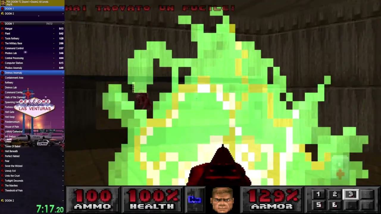 PSX DOOM TC Doom1+Doom2 All Levels Any% Speedrun in 51:00