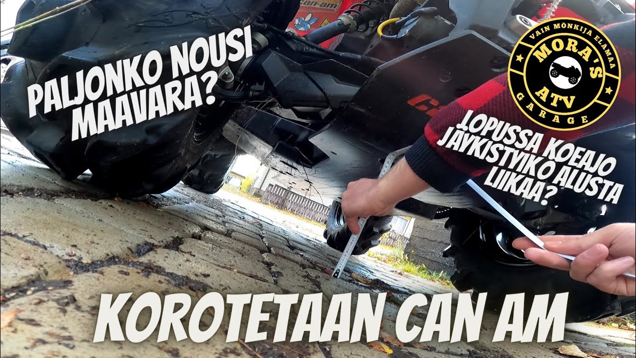 Can Am Outlander korotussarjan asennus | Vain Mönkijä Elämää osa 44