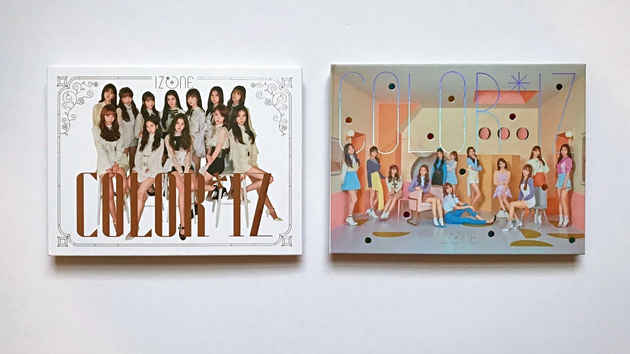 Unboxing IZ*ONE 아이즈원 1st Mini Album COLOR*IZ (Rose & Color Ver)