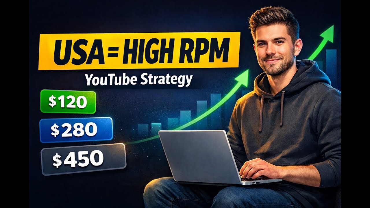 How to Start a USA-Based YouTube Channel in 2026 | Highest RPM Strategy