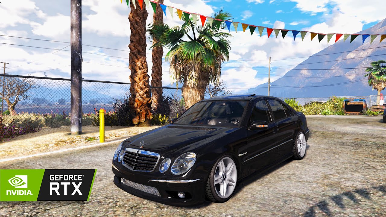 GTA 5 - Mercedes Benz E55 AMG (W211) With Real Sound|Drive|Gameplay|Mod|SHIFT GAMING