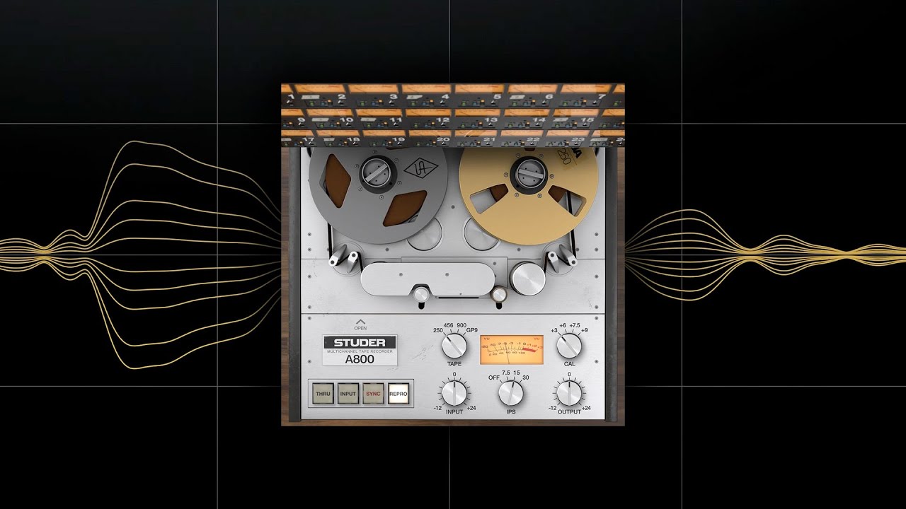 Studer A800 Tape Machine Plug-In Sound Examples | UAD Native & UAD-2