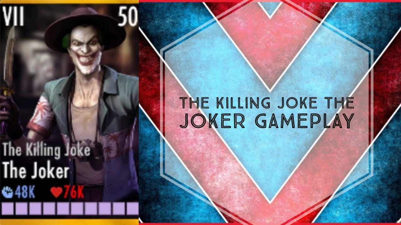 Injustice Gods Among Us The Killing Joke The Joker Gameplay Elite VII