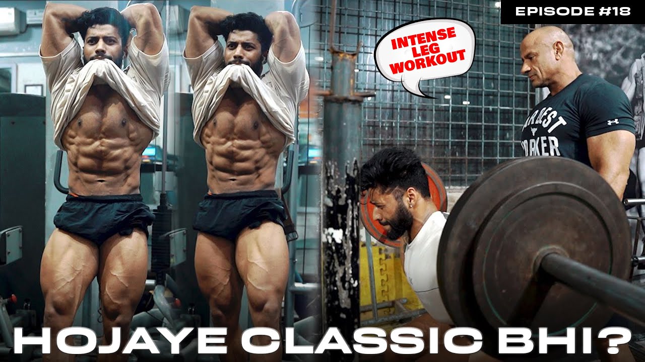 CLASSIC PHYSIQUE UPDATE | CUTTING PHASE LEGS WORKOUT |  ROAD TO AMATEUR OLYMPIA | Ep. #18
