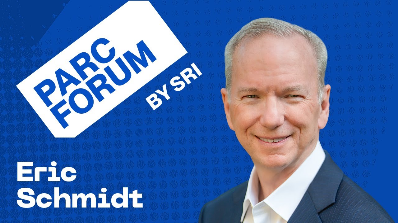 Eric Schmidt on the future of AI - SRI's PARC Forum