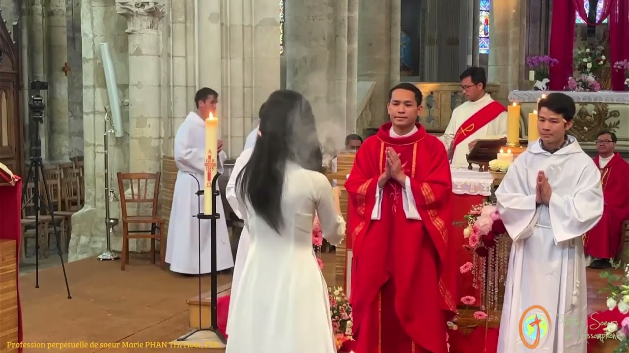 Dâng Chúa trọn tình con - Jos Trần Anh Vũ & JB Phạm Quốc Huân - Ca đoàn di dân Vinh - Hà Tĩnh, Pháp.