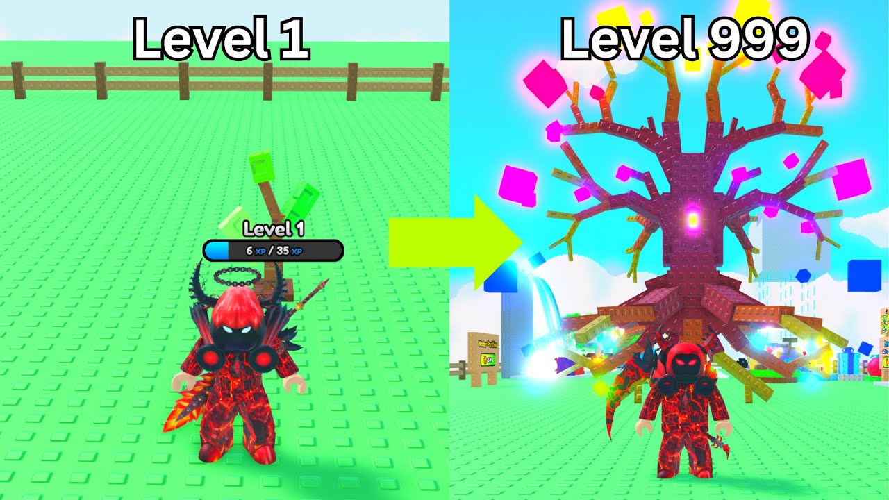 Went From Noob To PRO In Chop Your Tree Roblox! Becoming The Strongest!