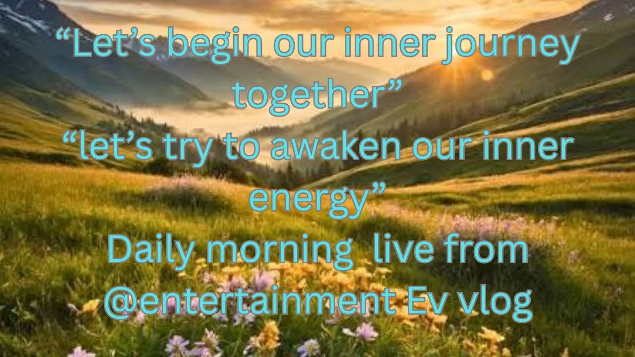 Entertainment ev vlog  is live! Daily morning exercise and yoga practice Day-28