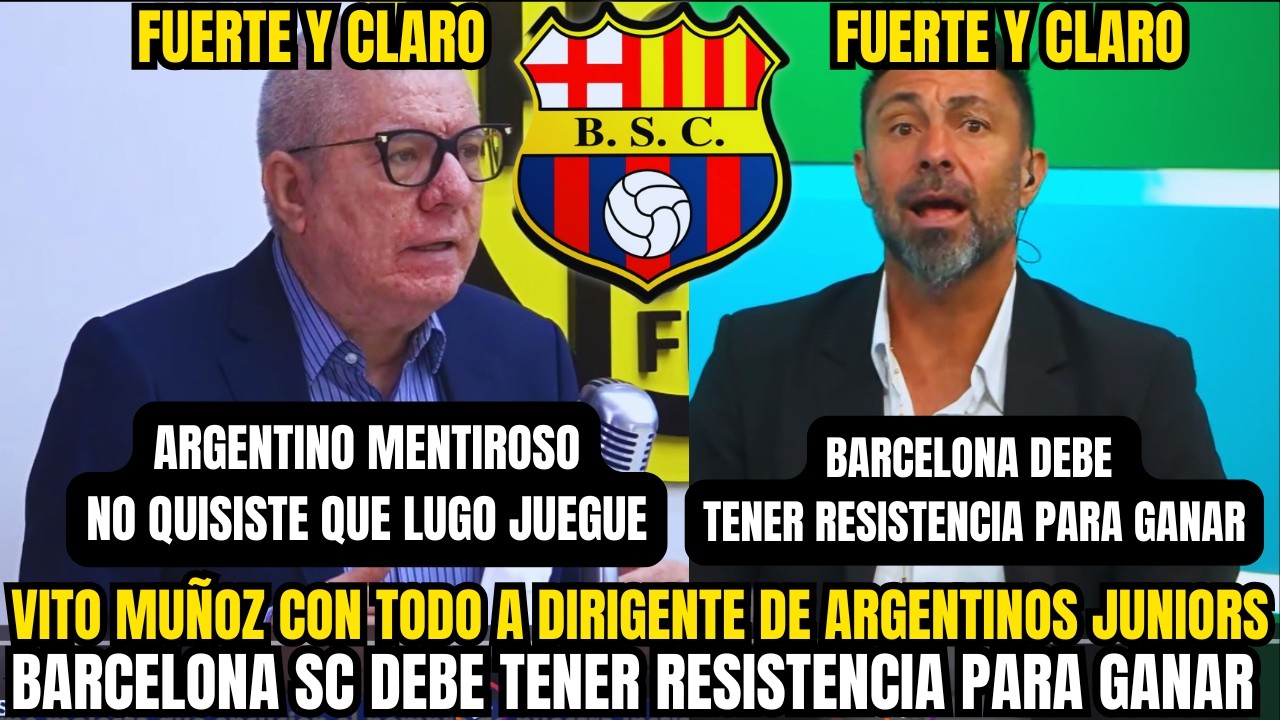 🚨 FUERTE Y CLARO VITO MUÑOZ ARREMETE CONTRA ARGENTINOS JUNIORS Y EXIGE RESISTENCIA EN BSC