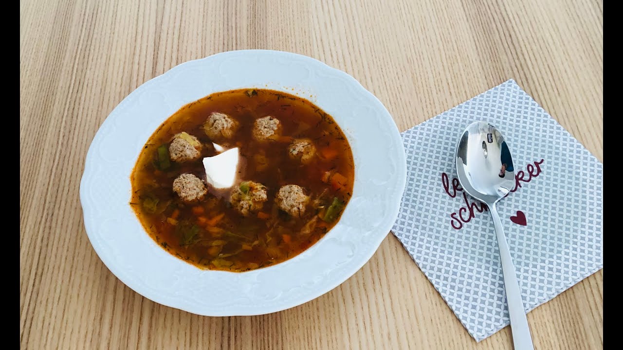 Leichte Sommersuppe / Лёгкий летний супчик
