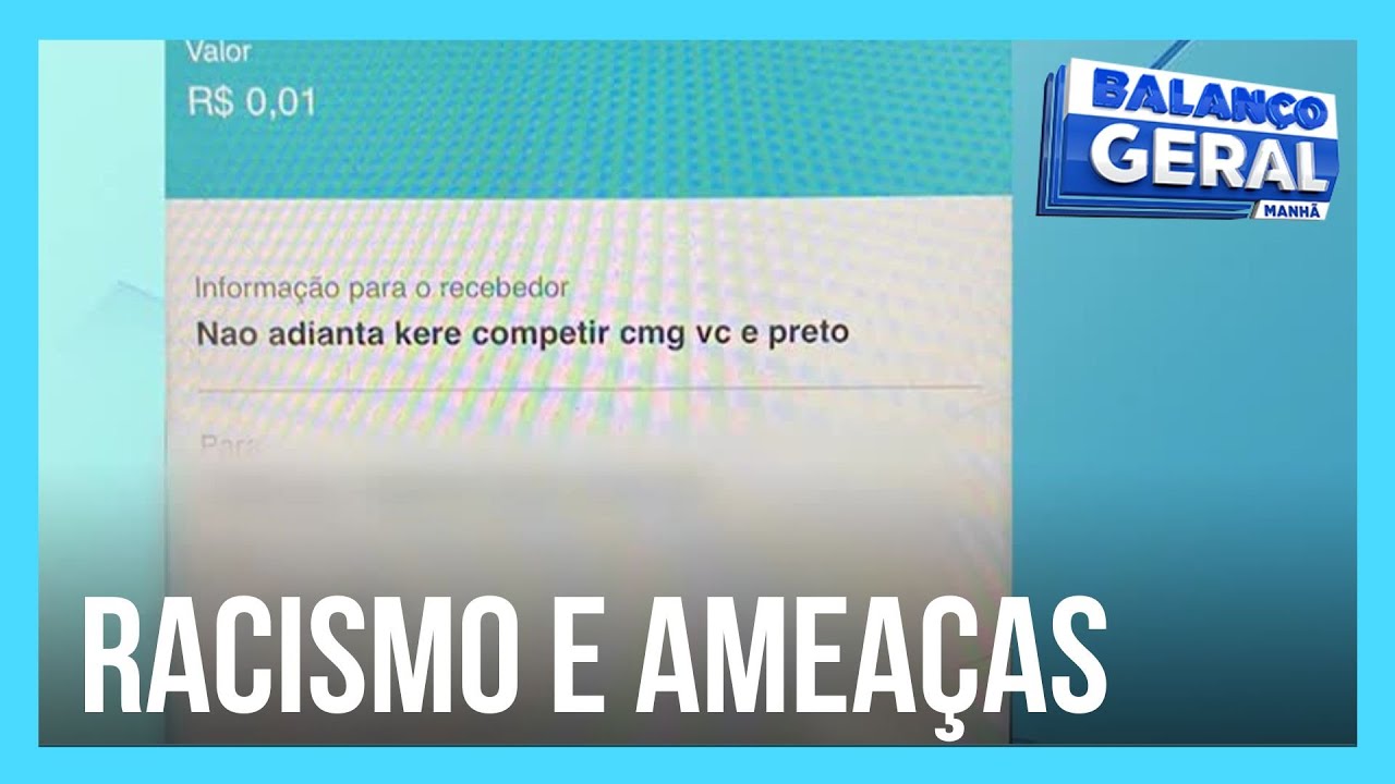 Mulher usa Pix de baixo valor para enviar ofensas racistas a professor com quem se relacionou