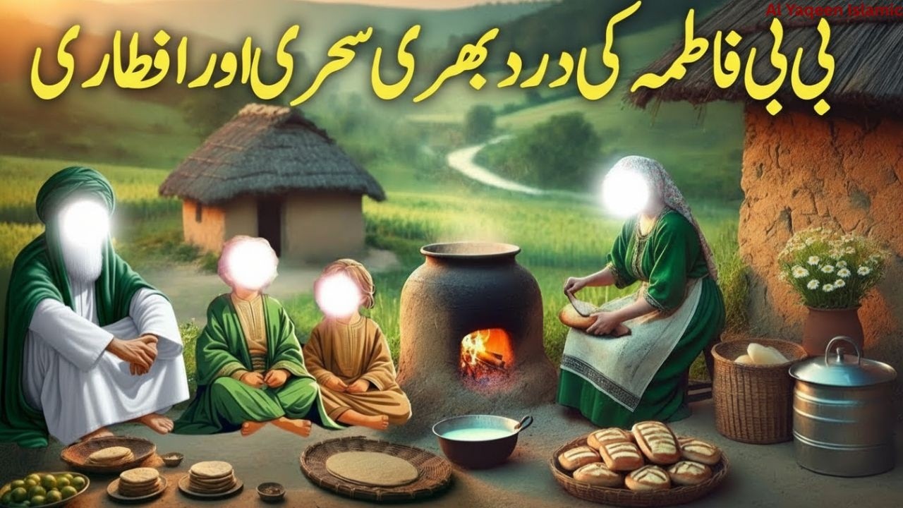 Hazrat Fatima Razi Allah Anha ka Jannat se Libas wala Waqia aur Teen Rozon ki Nazar