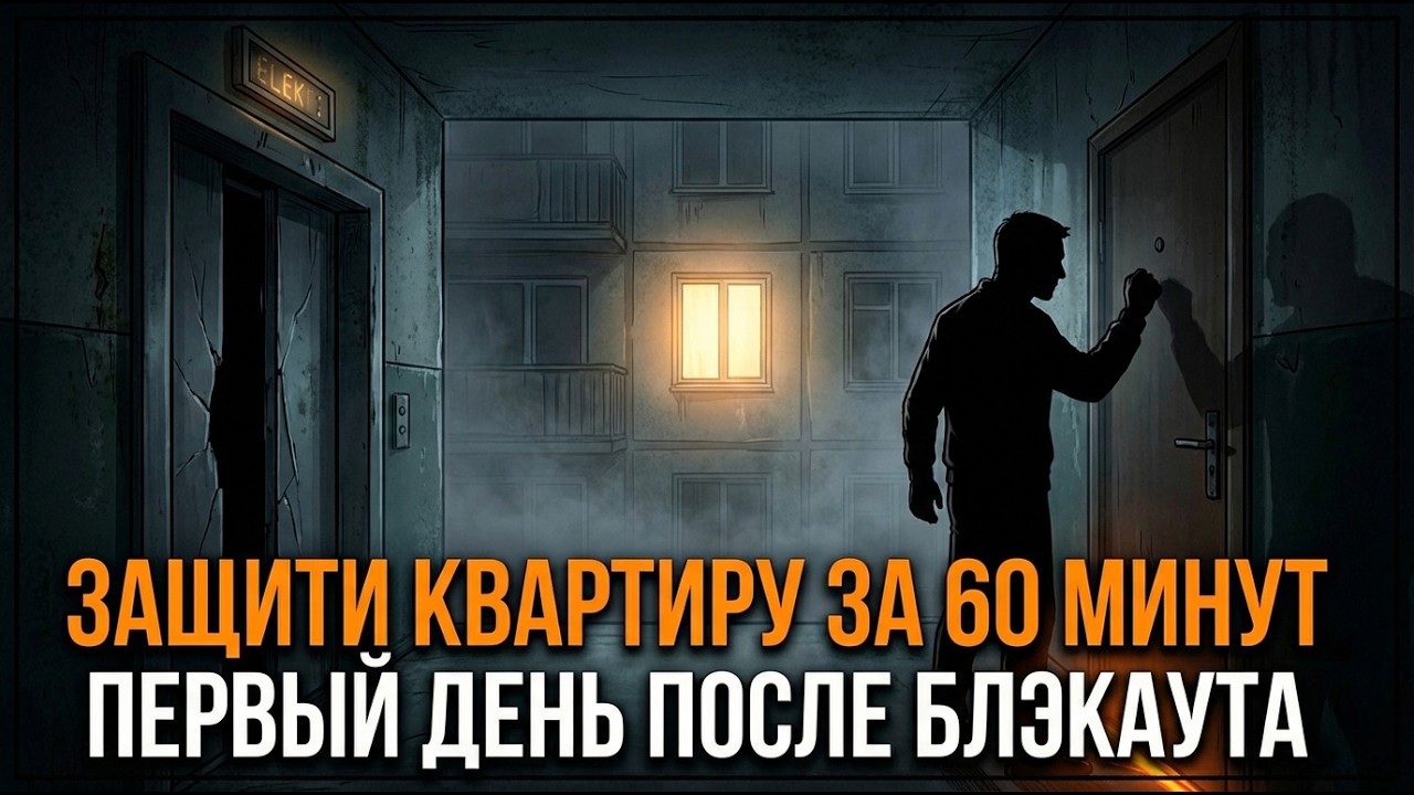 Как защитить квартиру за 60 минут + первые сутки после блэкаута