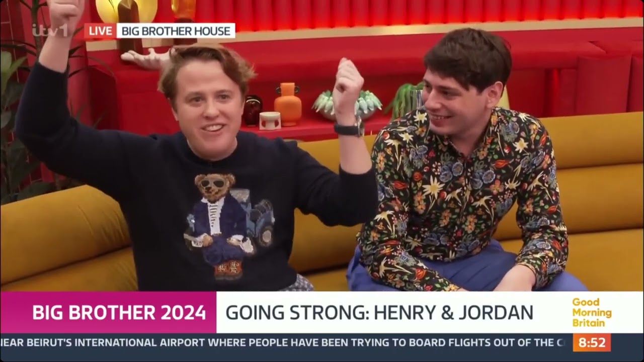 Big Brother UK 2024 -  first look at new house and interview with Henry and Jordan  - GMB