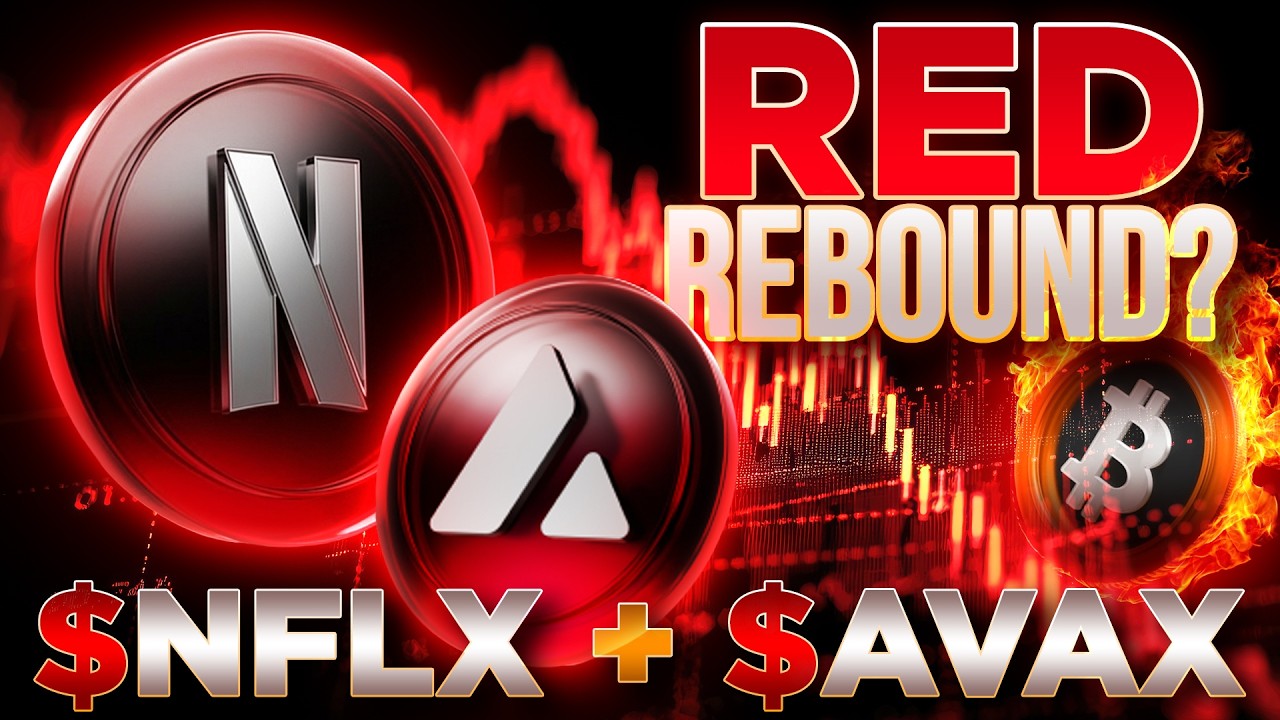 ЖЕСТОКИЙ обвал!🔥Возможность купить $NFLX + $AVAX?🚨Анализ бычьего сценария🚀