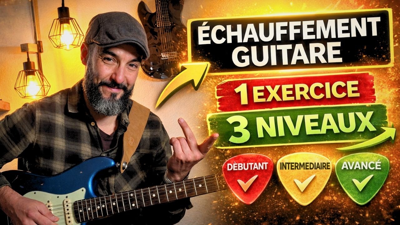 Échauffement guitare : tu ne sais pas comment faire ? (Fais ça)