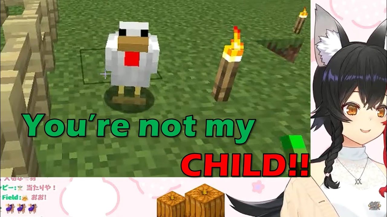 [ 7 Oct 2021 ] Mio Giving Birth To Chickens [ Ookami Mio / Eng Subs ]