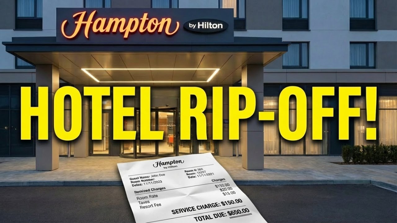 Завышенная плата за обслуживание в отеле Hampton.