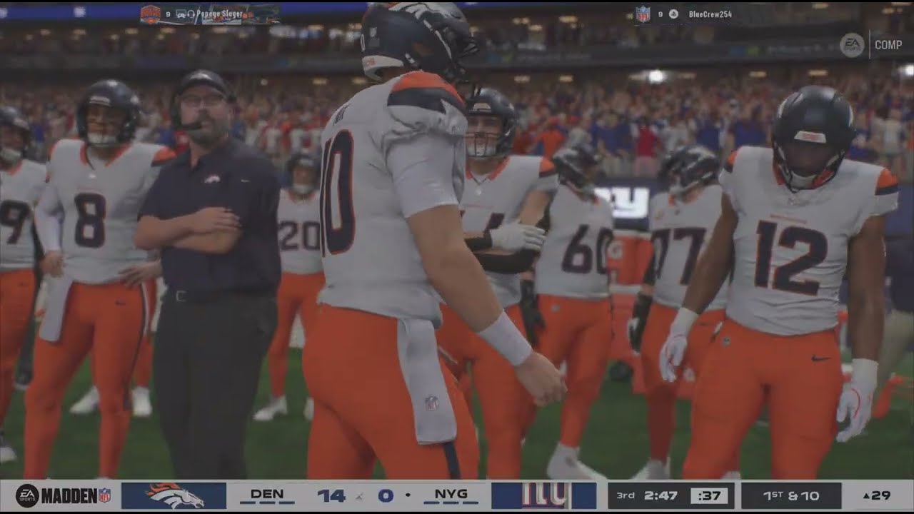 4TH QUARTER COMEBACK!! Giants vs Broncos Online Madden 26 Highlights