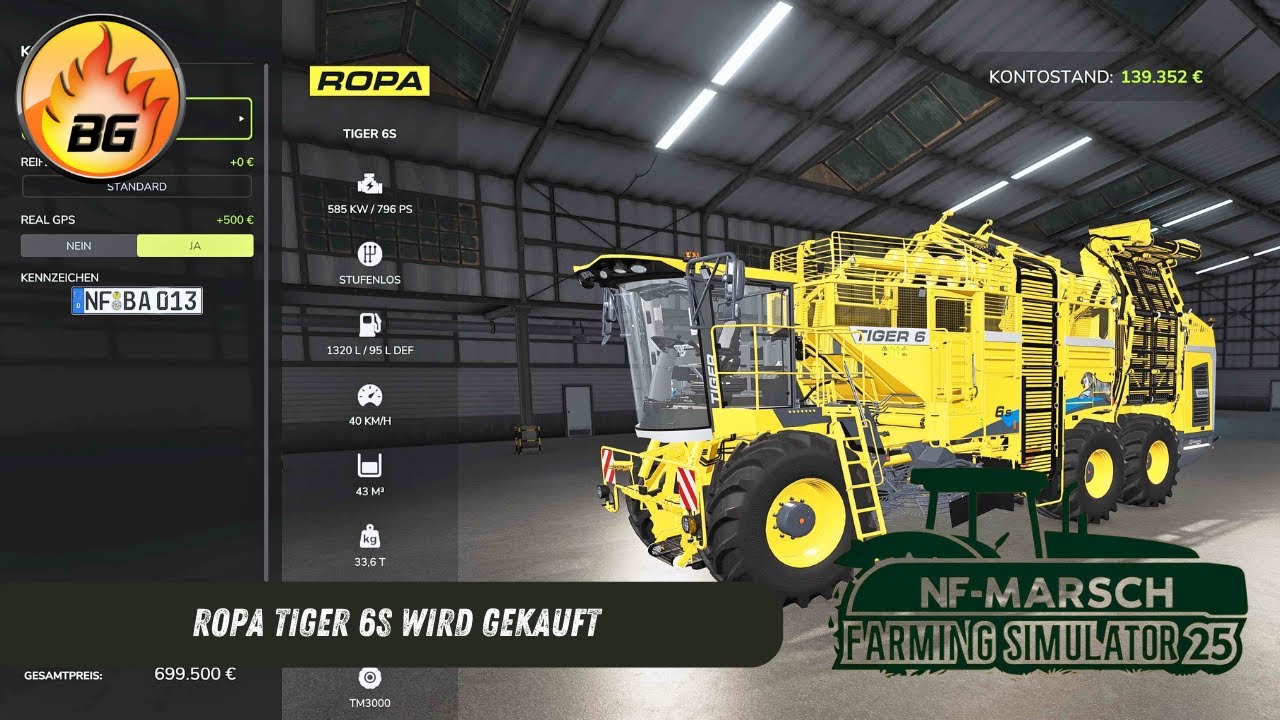 ROPA TIGER 6S wird gekauft | NF-Marsch #246 | Landwirtschafts-Simulator 25