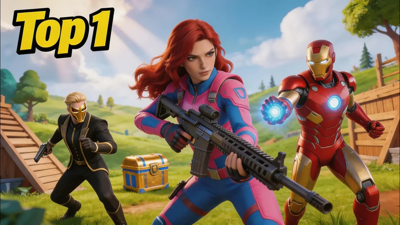 Vidéos Fortnite On Essayer DE fait top 1