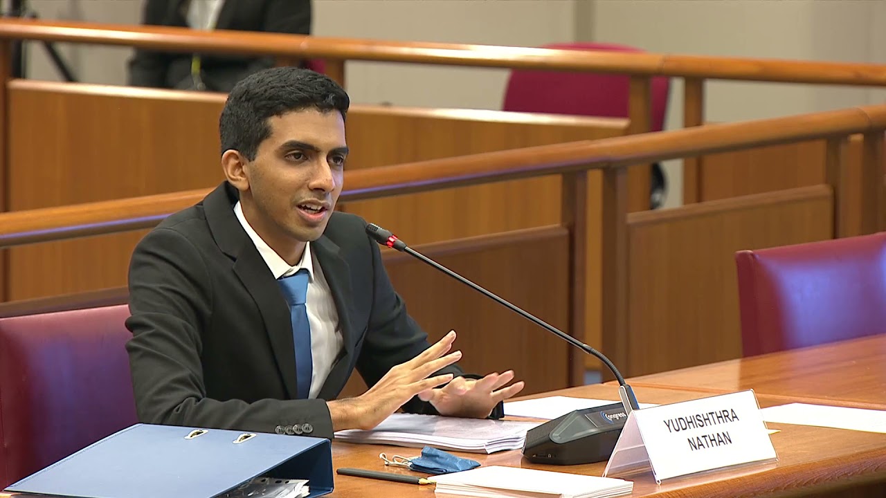 Committee of Privileges Hearing on 3 December 2021 - Mr Yudhishthra Nathan