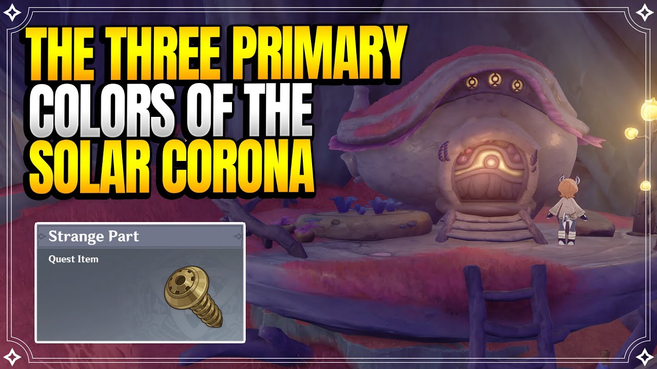 The Three Primary Colors of the Solar Corona | World Quests & Puzzles |【Genshin Impact】
