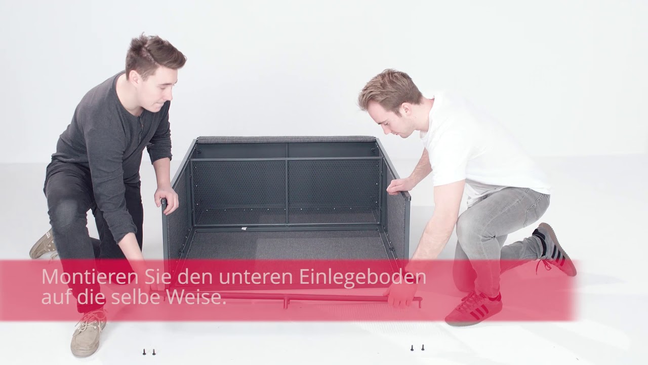 Aufbewahrungsschrank Aufbau