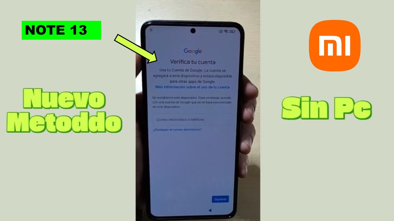 Quitar Cuenta Google Xiaomi Redmi Note 13 (Nuevo Metodo 2026) ✅