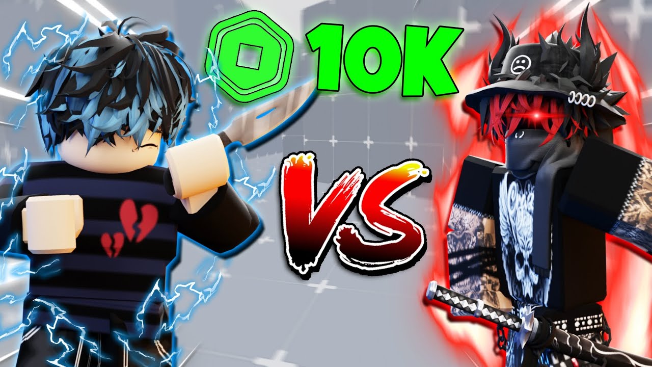 10.000 Robux'luk büyük iddiaa | Gables ile 1vs1 | Roblox RIVALS