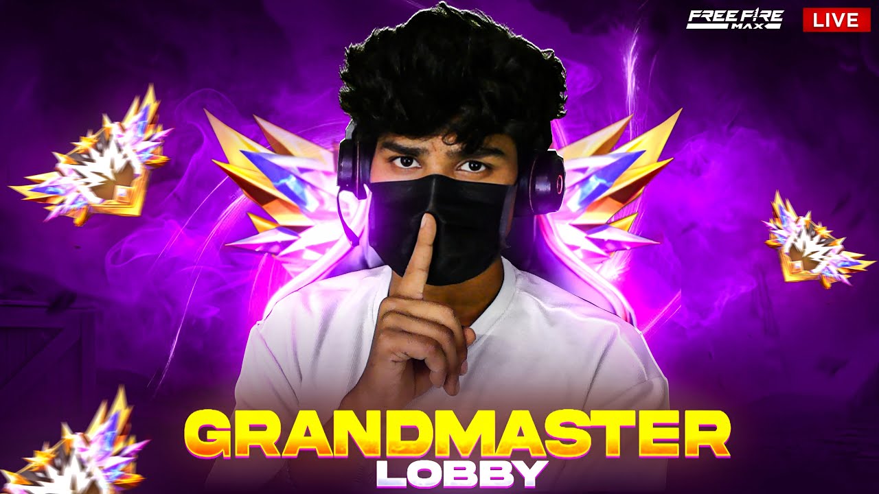 GRANDMASTER LOBBY🔥 | FREEFIRE RANK PUSH💖