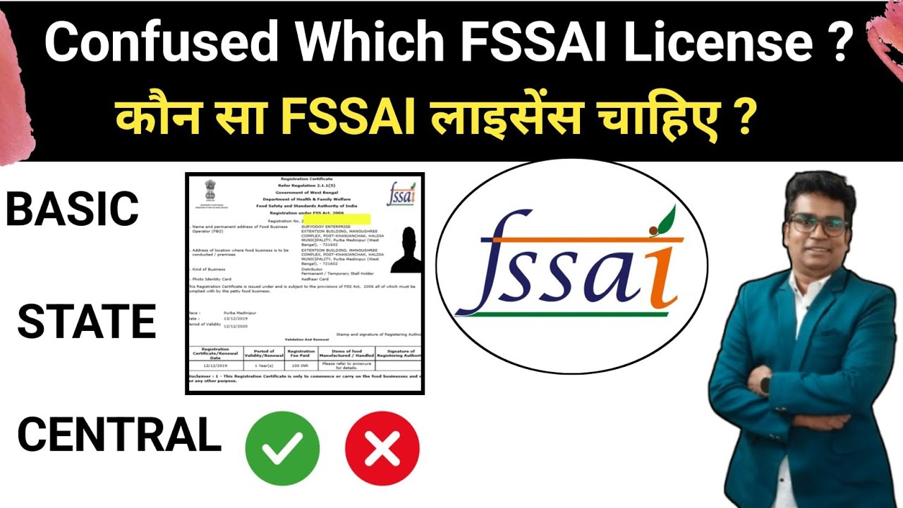 Difference Between Basic FSSAI License, State FSSAI License & Central Fssai License |