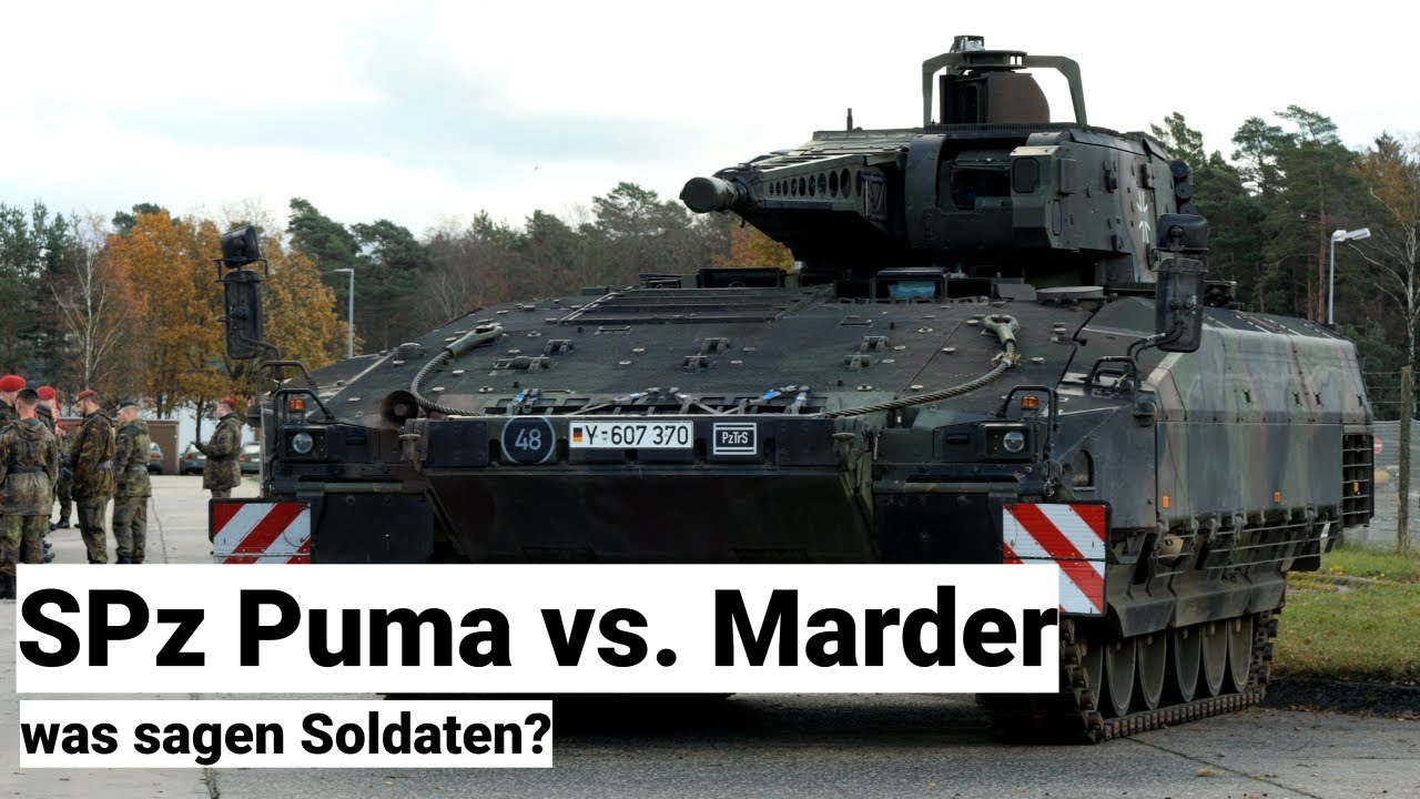 Schützenpanzer Puma: Was sagt die Truppe? Vor- und Nachteile zum SPz Marder