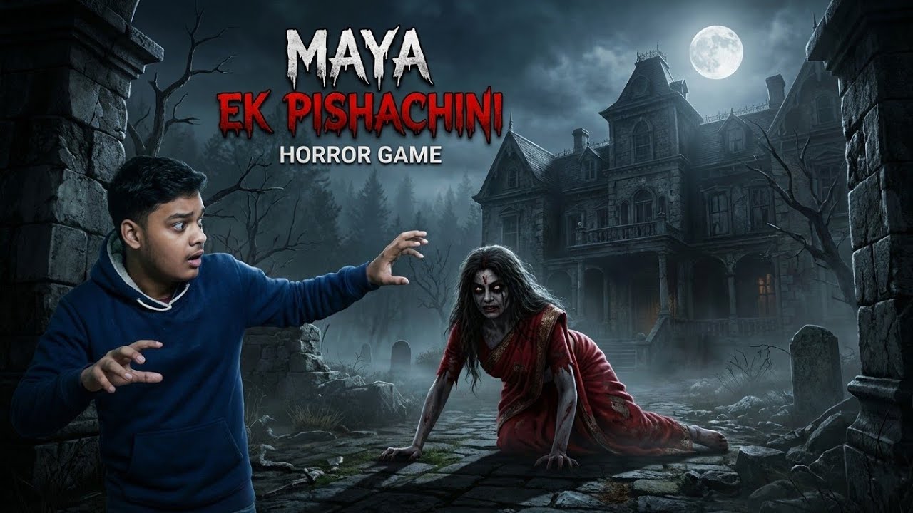 Playing Maya Ek Pishachini Horror Mobile Game