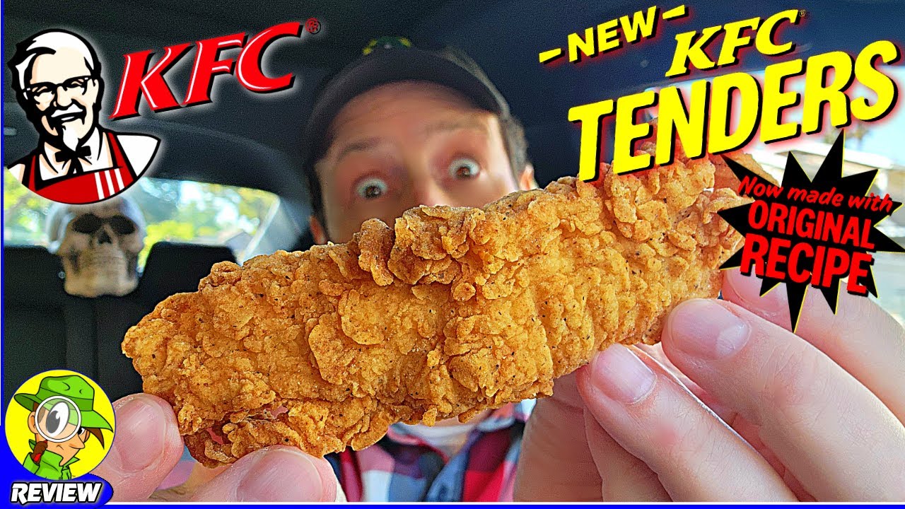 KFC® NEW Original Recipe® Tenders Review 👴🍗 Worth The Hype? 🤔 Peep THIS Out! 🕵️‍♂️