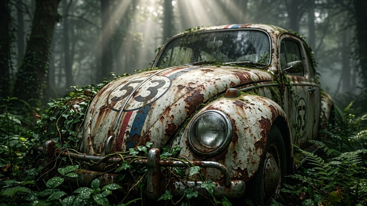 From Rust to Rarity ASMR Detailed Restoration of a 1963 Volkswagen Beetle Herbie Incredible Transf