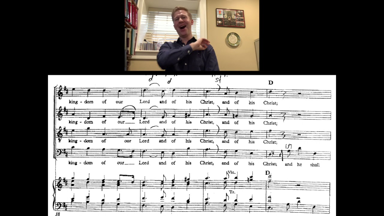 Hallelujah Chorus (Handel) - Tenor practice