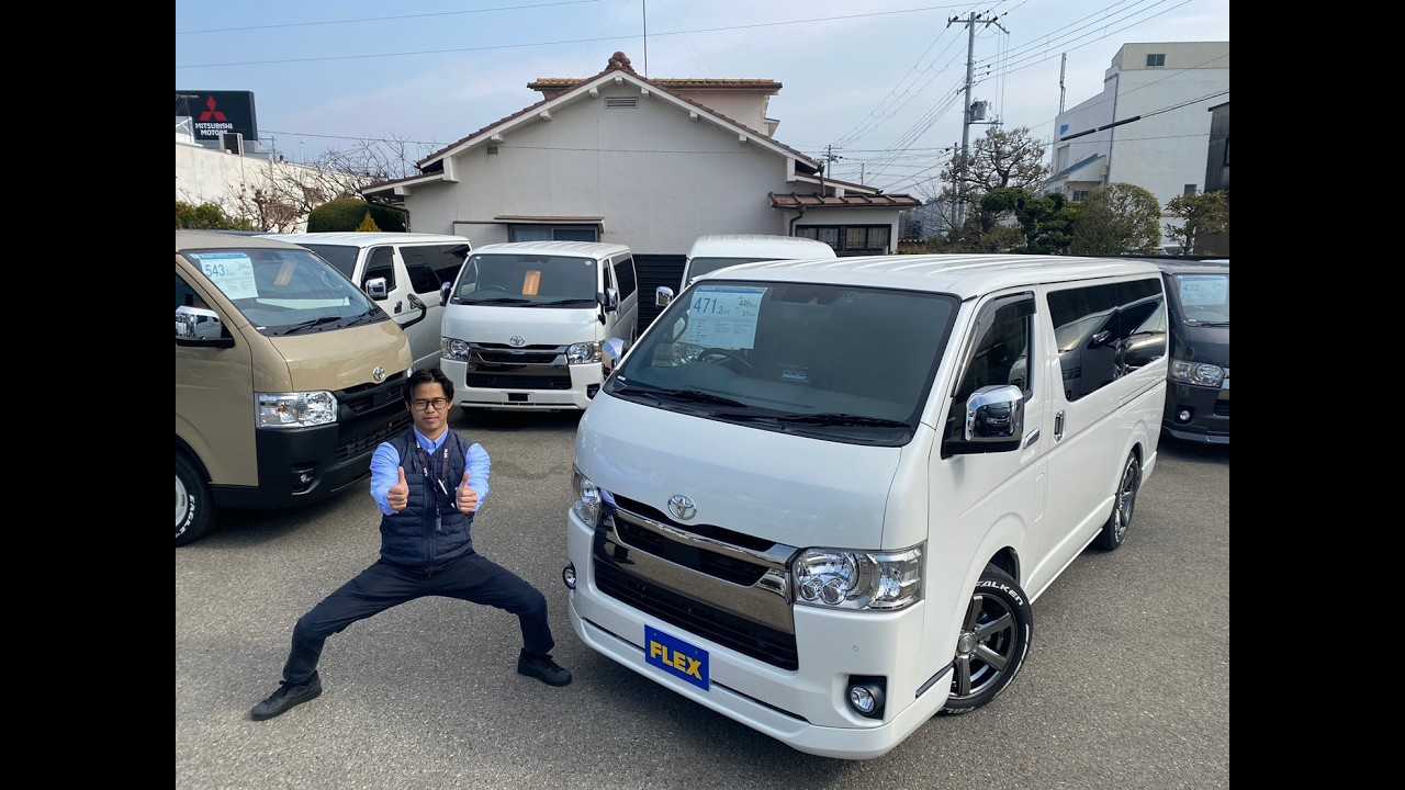 R3年ハイエースVダークプライムⅡディーゼル２ＷＤ・Big-x11ナビ・両側パワスラ・デジタルミラー・パノラミックビューモニター【全国納車】
